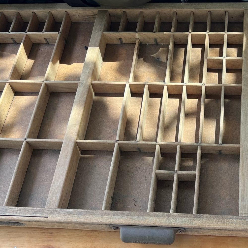 Antique Hamilton Letter Drawer / Case